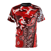 Load image into Gallery viewer, CAMO PAISLEY SPLIT - ALL RED