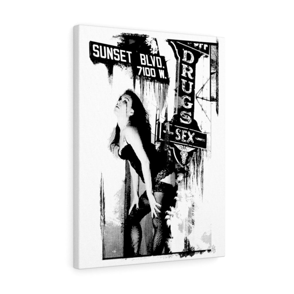 SUNSET GIRLS - (LIMITED EDITION) CANVAS PRINT