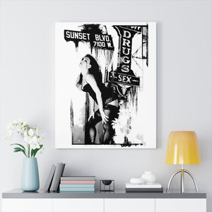 SUNSET GIRLS - (LIMITED EDITION) CANVAS PRINT